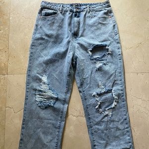 Pretty little thing straight jeans